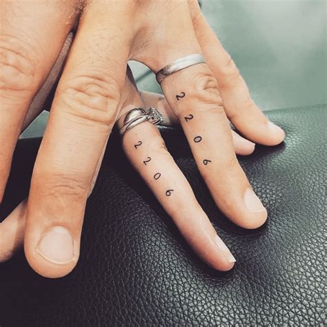 couple finger tattoos|unique matching tattoos for couples.